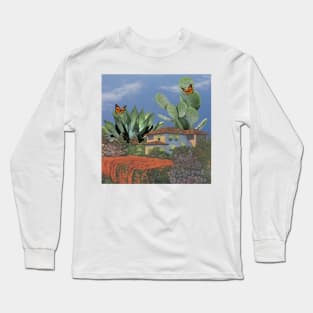 Garden Love - Surreal/Collage Art Long Sleeve T-Shirt
